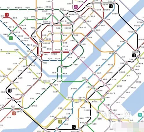 武汉地铁规划建设线路图